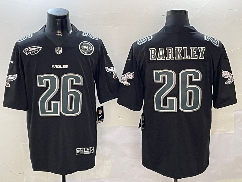Men Philadelphia Eagles #26 Barkley Black 2024 Nike Limited NFL Jersey style 01024->philadelphia eagles->NFL Jersey